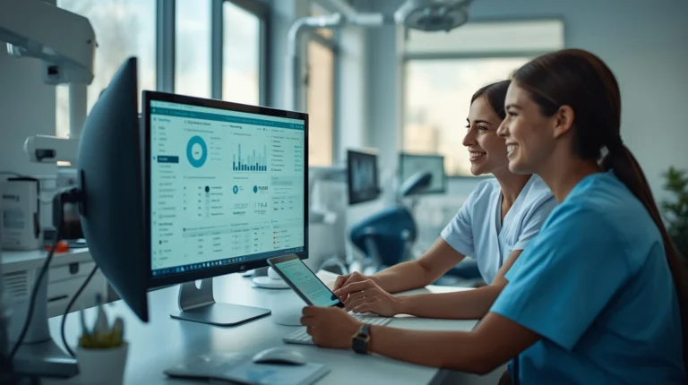 One dashboard for dental clinic automation showing integrated scheduling, billing, and reminders.