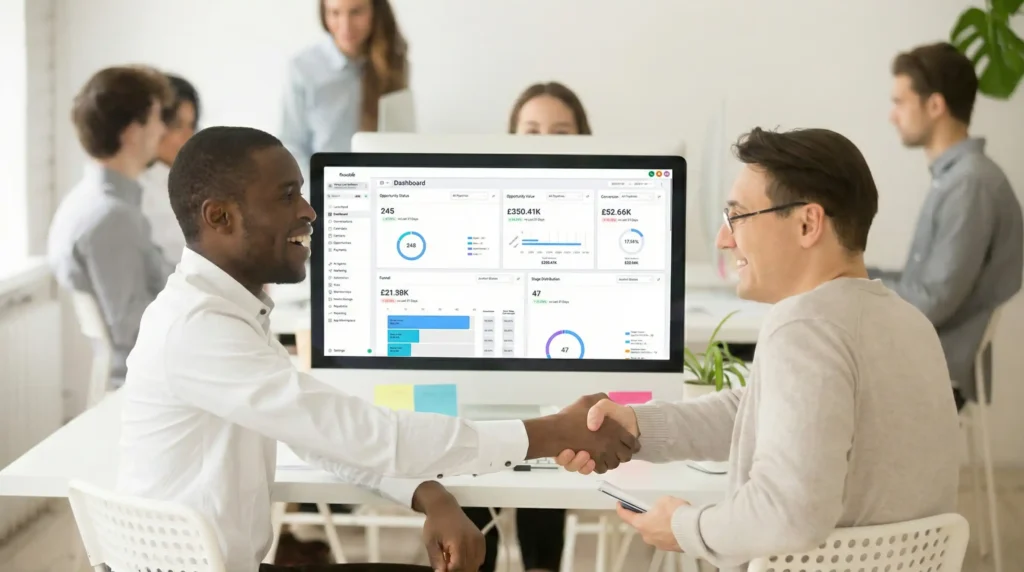 Tracking and analytics helping businesses understand performance and make informed decisions.