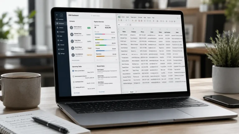 CRM vs spreadsheet: when do small businesses need to upgrade?