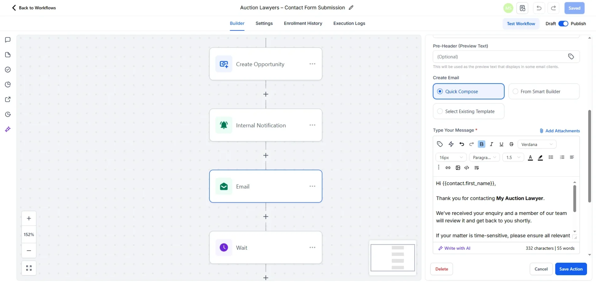 Fixxable email marketing automation
