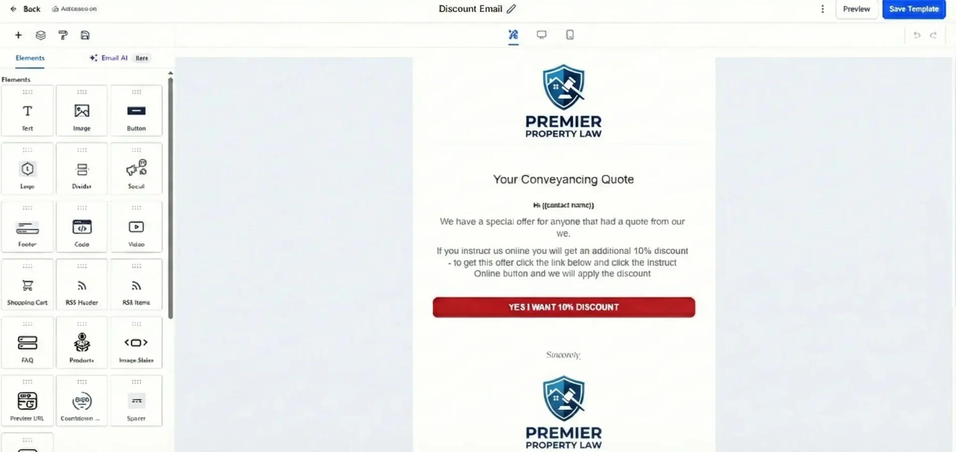 Fixxable email marketing automation